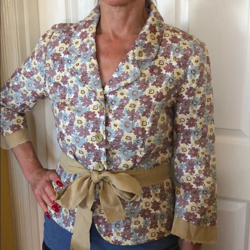 John Carlisle floral jacket